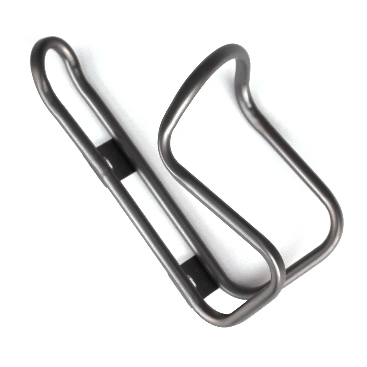King Cage Titanium Water Bottle Cage - Bead Blasted Satin — agave